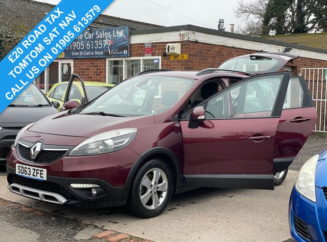 2013 63 RENAULT SCENIC 1.5 XMOD DYNAMIQUE TOMTOM ENERGY DCI S/S 5d 110 BHP &pound;20 road tax, Sat Nav, MOT Feb 2025, 10 service stamps