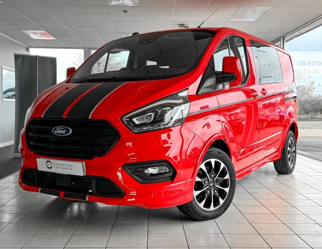 2021 21 Ford Transit Custom 2.0 320 SPORT D/CAB ECOBLUE 185 BHP 5 SEATS LOW MILES
