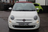 USED 2019 69 FIAT 500C 1.2 LOUNGE 2d 69 BHP VIEW AND RESERVE ONLINE OR CALL 01527-853940 FOR MORE INFO.