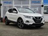 USED 2017 67 NISSAN QASHQAI 1.5 N-CONNECTA DCI 5d 108 BHP Finished in PEARL WHITE METALLIC with contrasting DARK GREY CLOTH SEATS. The Qashqai is one of the best selling SUV's around at the moment. This Top of the range edition is comfy, easy to drive and has enough space for 5 adults. Features include, Sat Nav, Pan Roof, Electric Seats, 360 Cameras, B/Tooth, 18" Alloys and much more. Serviced at 9706 miles, 28547 miles and on arrival at 46102 miles.