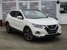 USED 2017 67 NISSAN QASHQAI 1.5 N-CONNECTA DCI 5d 108 BHP Finished in PEARL WHITE METALLIC with contrasting DARK GREY CLOTH SEATS. The Qashqai is one of the best selling SUV's around at the moment. This Top of the range edition is comfy, easy to drive and has enough space for 5 adults. Features include, Sat Nav, Pan Roof, Electric Seats, 360 Cameras, B/Tooth, 18" Alloys and much more. Serviced at 9706 miles, 28547 miles and on arrival at 46102 miles.