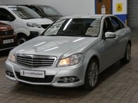 USED 2011 B MERCEDES-BENZ C-CLASS 1.8 C180 BLUEEFFICIENCY ELEGANCE 4d 155 BHP LEATHER SEATS CRUISE CONTROL ELECTRIC FOLDING DOOR MIRRORS PARKING SENSORS 2 OWNERS SERVICE HISTORY