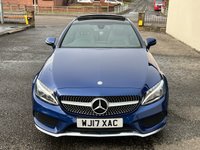 USED 2017 17 MERCEDES-BENZ C-CLASS 2.1 C 220 D AMG LINE PREMIUM 2d AUTO 168 BHP SAT NAV AND FULL LEATHER