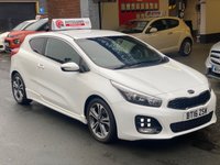 USED 2016 16 KIA PRO CEED 1.6 CRDI GT-LINE ISG 3d 134 BHP * SATNAV *   REVERSE CAMERA