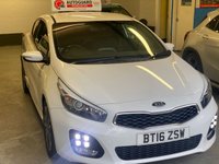USED 2016 16 KIA PRO CEED 1.6 CRDI GT-LINE ISG 3d 134 BHP * SATNAV *   REVERSE CAMERA