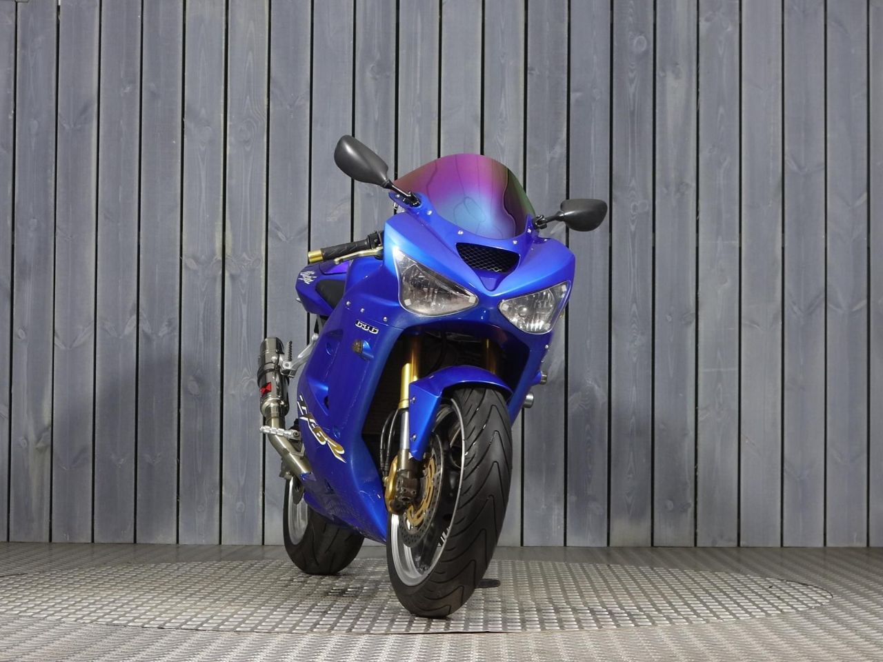 2004 KAWASAKI ZX-6R BLUE with 23071 miles - Used Motorbikes