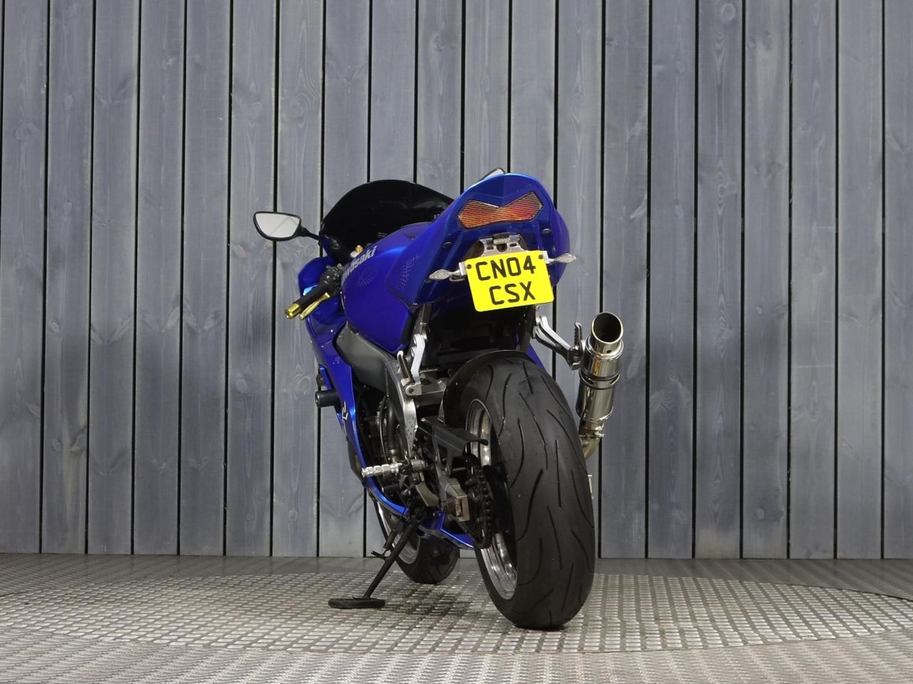藍 2004 KAWASAKI ZX-6R BLUE with 23071 miles - Used Motorbikes