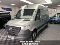USED 2021 21 MERCEDES-BENZ SPRINTER 2.1 314 CDI PROGRESSIVE 141 BHP 1 OWNER 6 MONTHS WARRANTY & 12 MONTHS MOT  1 OWNER LOW MILES MWB EURO 6 CHOICE OF SPRINTERS
