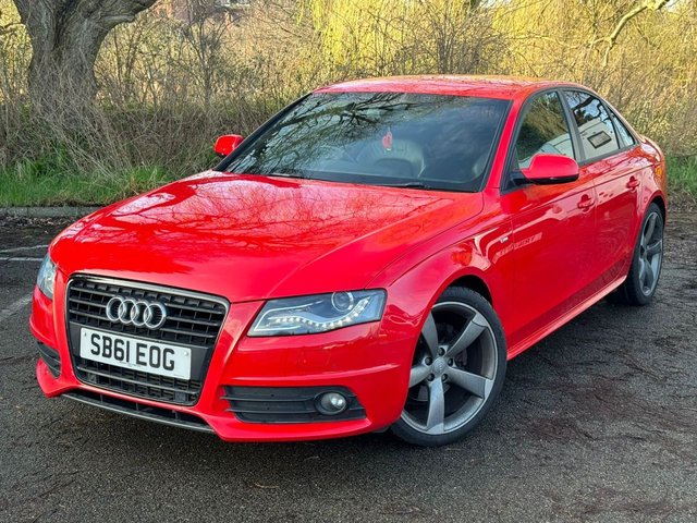 2011 61 AUDI A4 2.0 TDI S LINE BLACK  WAS &pound;9995