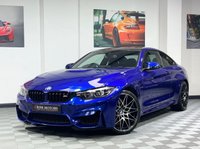 USED 2018 68 BMW M4 3.0 M4 COMPETITION 2d 444 BHP H&K / CARBON / SAN MARINO BLUE