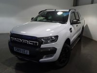 USED 2019 19 FORD RANGER 3.2 WILDTRAK 4X4 DCB TDCI 4d 197 BHP SAT NAV LEATHER CRUISE CAMERA CAB BACK NO VAT