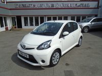 USED 2014 14 TOYOTA AYGO 1.0 VVT-I MOVE 5d 68 BHP only 36,000 miles &pound;20 road tax
