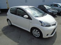 USED 2014 14 TOYOTA AYGO 1.0 VVT-I MOVE 5d 68 BHP only 36,000 miles &pound;20 road tax