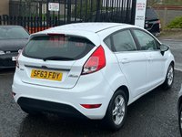 USED 2013 63 FORD FIESTA 1.5 ZETEC TDCI 5d 74 BHP THIS CAR COMES WITH 6 MONTHS WARRANTY BREAKDOWN COVER AND RECOVERY +  DAB RADIO +  BLUETOOTH CONNECTION+  USB CONNECTION+  AUX CONNECTIVITY+  DAY TIME RUNNING LIGHTS+  15 INCH ALLOY WHEELS