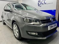 USED 2014 14 VOLKSWAGEN POLO 1.2 Match Edition Hatchback 5dr Petrol Manual Euro 5 (60 ps) R.Sensors,DAB,A/C,Alloys