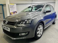 USED 2014 14 VOLKSWAGEN POLO 1.2 Match Edition Hatchback 5dr Petrol Manual Euro 5 (60 ps) R.Sensors,DAB,A/C,Alloys