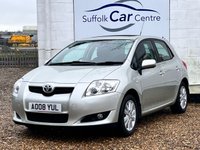 USED 2008 08 TOYOTA AURIS 1.6 T SPIRIT VVT-I MM 5d 122 BHP www.suffolkcarcentre.co.uk - Located at Lowestoft