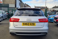 USED 2013 63 AUDI A6 2.0 AVANT TDI BLACK EDITION 5d 175 BHP FRONT AND REAR PARKING AID +  PRIVACY SCREEN +  FULL LEATHER TRIM +  FRONT HEATED SEATS +  DUAL CLIMATE CONTROL +  SAT NAV +  BLUETOOTH +  DAB RADIO +  CRUISE CONTROL +  BOSE SURROUND SOUND SYSTEM +  AUTO TAILGATE +  20" ALLOYS +  AUDI MUSIC INTERFACE +  HILL HOLD ASSIST +  LED DRL +  TPMS +