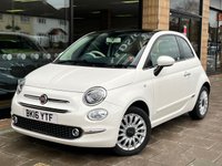 USED 2016 16 FIAT 500 1.2 LOUNGE 3d 69 BHP PANORAMIC ROOF + FULL HISTORY