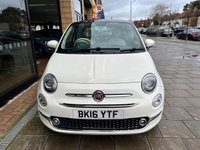 USED 2016 16 FIAT 500 1.2 LOUNGE 3d 69 BHP PANORAMIC ROOF + FULL HISTORY