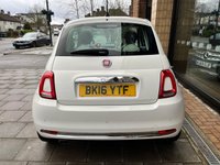 USED 2016 16 FIAT 500 1.2 LOUNGE 3d 69 BHP PANORAMIC ROOF + FULL HISTORY