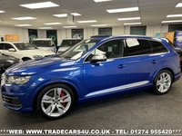 USED 2016 66 AUDI Q7 4.0 SQ7 TDI QUATTRO 5d 435 BHP UK DELIVERY FLAT FEE &pound;175 (SUBJECT TO DEAL) *OVER 100 IMAGES ON OUR WEBSITE*BESPOKE FINANCE ARRANGED*PART EXCHANGE WELCOME*ALL VEHICLES HPI CLEAR