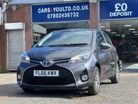 USED 2016 66 TOYOTA YARIS 1.3 VVT-I ICON 3d 99 BHP THIS CAR COMES WITH 6 MONTHS WARRANTY , BREAKDOWN COVER & RECOVERY +  REVERSING CAMERA +  5 SPEED MANUAL +  CRUISE CONTROL +  TRACTION CONTROL +  CLIMATE CONTROL +  BLUETOOTH +  MIRROR LINK +  SAT NAVIGATION +  METALLIC ALLOYS +  15 INCH ALLOY WHEELS