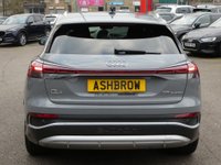 USED 2022 72 AUDI Q4 E-TRON 35 S LINE 5d Electric Auto 55kWh 170 BHP 1 OWNER FROM NEW, BALANCE OF MANUFACTURER'S WARRANTY, FINISHED IN PEBBLE GREY, &pound;2395 OF OPTIONAL EXTRAS, UPGRADE COMFORT & SOUND PACKAGE INCLUDING REVERSING CAMERA AUDI PARKING SYSTEM PLUS PARK ASSIST PLUS ADAPTIVE CRUISE CONTROL WITH SPEED LIMITER SONOS PREMIUM SOUND SYSTEM AND ASSISTACE PACK PLUS, UPGRADE S LINE TWIN LEATHER PACK, UPGRADE LEATHER FLAT TOP & BOTTOM MULTIFUNCTION SPORT STEERING WHEEL WITH SHIFT PADDLES