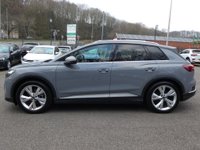USED 2022 72 AUDI Q4 E-TRON 35 S LINE 5d Electric Auto 55kWh 170 BHP 1 OWNER FROM NEW, BALANCE OF MANUFACTURER'S WARRANTY, FINISHED IN PEBBLE GREY, &pound;2395 OF OPTIONAL EXTRAS, UPGRADE COMFORT & SOUND PACKAGE INCLUDING REVERSING CAMERA AUDI PARKING SYSTEM PLUS PARK ASSIST PLUS ADAPTIVE CRUISE CONTROL WITH SPEED LIMITER SONOS PREMIUM SOUND SYSTEM AND ASSISTACE PACK PLUS, UPGRADE S LINE TWIN LEATHER PACK, UPGRADE LEATHER FLAT TOP & BOTTOM MULTIFUNCTION SPORT STEERING WHEEL WITH SHIFT PADDLES