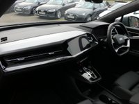 USED 2022 72 AUDI Q4 E-TRON 35 S LINE 5d Electric Auto 55kWh 170 BHP 1 OWNER FROM NEW, BALANCE OF MANUFACTURER'S WARRANTY, FINISHED IN PEBBLE GREY, &pound;2395 OF OPTIONAL EXTRAS, UPGRADE COMFORT & SOUND PACKAGE INCLUDING REVERSING CAMERA AUDI PARKING SYSTEM PLUS PARK ASSIST PLUS ADAPTIVE CRUISE CONTROL WITH SPEED LIMITER SONOS PREMIUM SOUND SYSTEM AND ASSISTACE PACK PLUS, UPGRADE S LINE TWIN LEATHER PACK, UPGRADE LEATHER FLAT TOP & BOTTOM MULTIFUNCTION SPORT STEERING WHEEL WITH SHIFT PADDLES