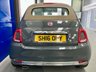 USED 2016 16 FIAT 500C 1.2 ECO Lounge Convertible 2dr Petrol Manual Euro 6 (s/s) (69 bhp) Bluetooth,P.Sensors,&pound;20Tax