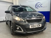 USED 2014 14 PEUGEOT 108  1.2 VTi PureTech Allure Hatchback 3dr Petrol Manual Euro 5 (82 ps) Rear Camera, Nav, Bluetooth