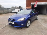 USED 2014 64 FORD FOCUS 1.6 TDCi 115 Zetec Navigator 5dr Only &pound;20 Road Tax