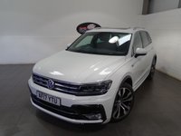 USED 2017 17 VOLKSWAGEN TIGUAN 2.0 R-LINE TDI BMT 4MOTION 5d 148 BHP SAT NAV HALF LEATHER CRUISE PAN ROOF PARK SENSORS TOWBAR