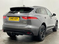 USED 2016 16 JAGUAR F-PACE 2.0 R-SPORT AWD 5d 178 BHP High Specification AWD R - Sport  Striking Ammonite Grey , Full Ebony Leather, Panoramic Glass Roof,
