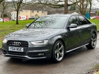 USED 2014 14 AUDI A4 2.0 TDI QUATTRO BLACK EDITION S/S 4d 174 BHP 