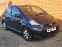 USED 2010 60 TOYOTA AYGO 1.0 BLACK VVT-I 5d 67 BHP 