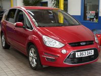 USED 2014 63 FORD S-MAX 2.0 TITANIUM TDCI 5d 161 BHP 7 SEATS DAB CRUISE PARK SENSORS SERVICE HISTORY NICE TIDY EXAMPLE