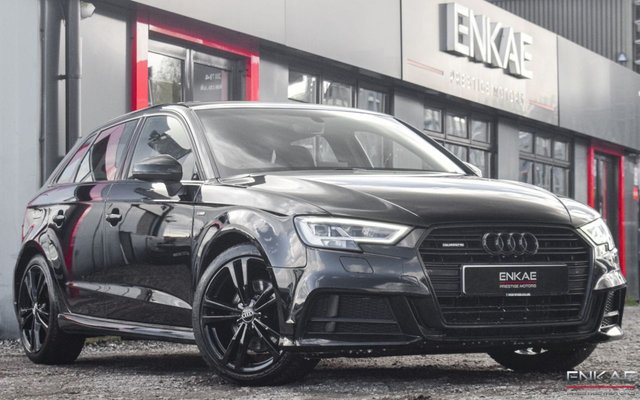 2019 69 Audi A3 2.0 SPORTBACK TFSI QUATTRO S LINE 5d 188 BHP