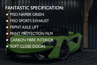 USED 2018 18 MCLAREN 570S 3.8 V8 SSG 2d 562 BHP MSO TITANIUM EXHAUST, HUGE SPEC, MSO NAPIER GREEN, PPF, MCLAREN WARRANTY APRIL 2025, CARBON INT, FRONT LIFT AND MUCH MORE.