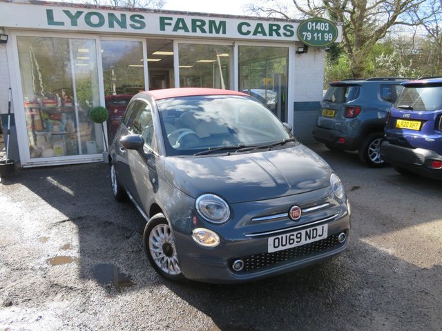 2020 69 Fiat 500c 1.2 CONVERTIBLE LOUNGE DUALOGIC 2d 69 BHP AUTOMATIC