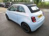 USED 2022 71 FIAT 500E LA PRIMA CONVERTIBLE 2d 117 BHP ALL ELECTRIC AUTOMATIC SAVE THOUSANDS with this all electric automatic Fiat 500e Convertible La Prima 117 BHP 42 kWh finished in stunning optional extra Celestial Blue. Only 9,044 miles covered from new by One Owner.