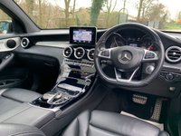 USED 2016 66 MERCEDES-BENZ GLC-CLASS 2.1 GLC 250 D 4MATIC AMG LINE PREMIUM 4d 201 BHP BIS SPEC - 1 OWNER - MERCEDES GLC 250 COUPE - AMG-LINE PREMIUM - 4-MATIC - AUTOMATIC - LEATHER - NAV - ROOF  - SERVICE HISTORY - FREE 12 MONTHS WARRANTY / BREAKDOWN RECOVERY INC