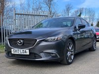 USED 2017 17 MAZDA 6 2.2 D SPORT NAV 4d 148 BHP KEYLESS START +  FRONT HEATED SEATS +  19 ALLOY SIZE +  CRUISE CONTROL +  DAB RADIO +  DUAL CLIMATE CONTROL +  FRONT AND REAR PARKING SENSORS +  SAT NAVIGATION +  FULL LEATHER SEATS +  BUILT IN BOSE SOUND SYSTEM +  REVERSING CAMERA +  PRIVACY GLASS +  MEMORY SEATS +  BLUETOOTH CONNECTION +