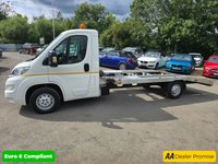 USED 2019 68 CITROEN RELAY 2.0 35 BlueHDi B/B in white, 81,000 miles, full service history, 1 owner, ULEZ, vehicle transporter, 6-speed manual, Bluetooth, DAB radio + VAT @ 20% This 2019 Citroen Relay van boasts a single owner from new, a testament to its careful use and desirability. This 2.0 BlueHDi 35 L3 Euro 6 model is powered by a robust 2.0 litre diesel engine delivering 129 bhp, and benefits from a full service history, with its last service completed at 66,188 miles on 09 September 2022. For your peace of mind, it will be supplied with a 12 month MOT upon purchase. Inside, you'll find an FM and DAB digital radio complete with Bluetooth connectivity, allowing fo