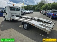 USED 2019 68 CITROEN RELAY 2.0 35 BlueHDi B/B in white, 81,000 miles, full service history, 1 owner, ULEZ, vehicle transporter, 6-speed manual, Bluetooth, DAB radio + VAT @ 20% This 2019 Citroen Relay van boasts a single owner from new, a testament to its careful use and desirability. This 2.0 BlueHDi 35 L3 Euro 6 model is powered by a robust 2.0 litre diesel engine delivering 129 bhp, and benefits from a full service history, with its last service completed at 66,188 miles on 09 September 2022. For your peace of mind, it will be supplied with a 12 month MOT upon purchase. Inside, you'll find an FM and DAB digital radio complete with Bluetooth connectivity, allowing fo