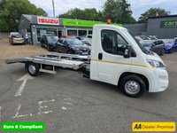 USED 2019 68 CITROEN RELAY 2.0 35 BlueHDi B/B in white, 81,000 miles, full service history, 1 owner, ULEZ, vehicle transporter, 6-speed manual, Bluetooth, DAB radio + VAT @ 20% This 2019 Citroen Relay van boasts a single owner from new, a testament to its careful use and desirability. This 2.0 BlueHDi 35 L3 Euro 6 model is powered by a robust 2.0 litre diesel engine delivering 129 bhp, and benefits from a full service history, with its last service completed at 66,188 miles on 09 September 2022. For your peace of mind, it will be supplied with a 12 month MOT upon purchase. Inside, you'll find an FM and DAB digital radio complete with Bluetooth connectivity, allowing fo