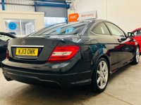 USED 2013 13 MERCEDES-BENZ C-CLASS 1.6 C180 BLUEEFFICIENCY AMG SPORT COUPE 154 BHP ECONOMICAL MERCEDES COUPE