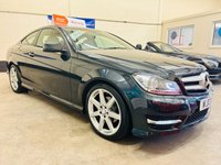 USED 2013 13 MERCEDES-BENZ C-CLASS 1.6 C180 BLUEEFFICIENCY AMG SPORT COUPE 154 BHP ECONOMICAL MERCEDES COUPE