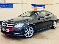 USED 2013 13 MERCEDES-BENZ C-CLASS 1.6 C180 BLUEEFFICIENCY AMG SPORT COUPE 154 BHP ECONOMICAL MERCEDES COUPE
